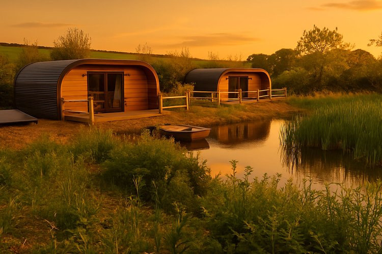 Golden photo of the pods